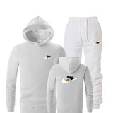 New 2018 Brand Tracksuit men thermal underwear Men Sportswear Sets Fleece Thick hoodie+Pants Sporting Suit Malechandal hombre