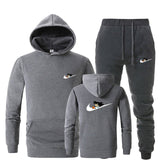 New 2018 Brand Tracksuit men thermal underwear Men Sportswear Sets Fleece Thick hoodie+Pants Sporting Suit Malechandal hombre