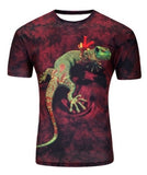 3d Whirlpool Print Funny Summer Top Hip Hop Street wear T-Shirt