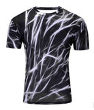 3d Whirlpool Print Funny Summer Top Hip Hop Street wear T-Shirt