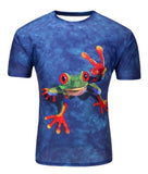 3d Whirlpool Print Funny Summer Top Hip Hop Street wear T-Shirt