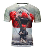 3d Whirlpool Print Funny Summer Top Hip Hop Street wear T-Shirt