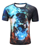 3d Whirlpool Print Funny Summer Top Hip Hop Street wear T-Shirt