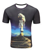 3d Whirlpool Print Funny Summer Top Hip Hop Street wear T-Shirt