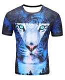 3d Whirlpool Print Funny Summer Top Hip Hop Street wear T-Shirt