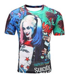3d Whirlpool Print Funny Summer Top Hip Hop Street wear T-Shirt