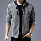 2019 New Fashion Brand-Clothing Jacket Men Casual Mens Solid Color Autumn Jacket Mens Coats Casual hooded Jackets For Men Zipper