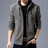 2019 New Fashion Brand-Clothing Jacket Men Casual Mens Solid Color Autumn Jacket Mens Coats Casual hooded Jackets For Men Zipper