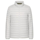 SEMIR 2018 Down Jacket Men Winter Portability Warm 90% White Duck Down Hooded Natural Fur Collar Man Down Coat Waterproof Men