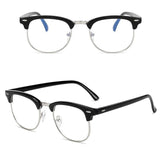 Computer Glasses Anti Blue Ray Glasses Anti Blue Light Eyeglasses Optical Eye Spectacle UV Blocking Gaming Filter Eyewear Rivet