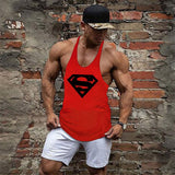 Skull Bodybuilding Stringer Tank Tops men