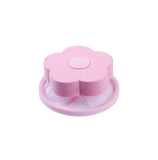 Washing Machine Lint Filter Laundry Bag Mesh Hair Catcher Floating Pocket Ball Pink, Blue
