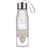Xmas Gift 650ml Infuser Water Bottle plastic Fruit infusion Kids Drink Outdoor Sports bottle Juice lemon Portable Kettle