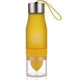 Xmas Gift 650ml Infuser Water Bottle plastic Fruit infusion Kids Drink Outdoor Sports bottle Juice lemon Portable Kettle