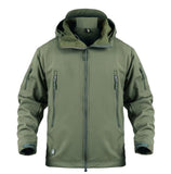 Men's Army Camouflage Jacket and Coat Military Tactical Jacket Winter Waterproof Soft Shell Jackets Windbreaker Hunt Clothes