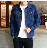 MKASS Men Jacket and Coat Trendy Warm Fleece Denim Jacket 2018 Winter Fashion Mens Jean Jacket Outwear Male Cowboy Plus Size 6XL